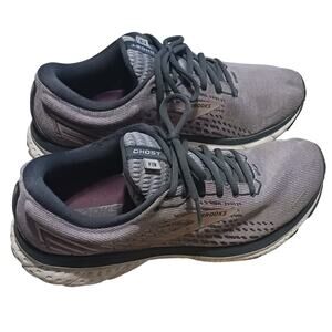 Brooks Ghost 13 Women's Athletic Running Shoes Lavender Purple Metallic Sz 9.5
